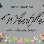 Whartillax Calligraphy Font
