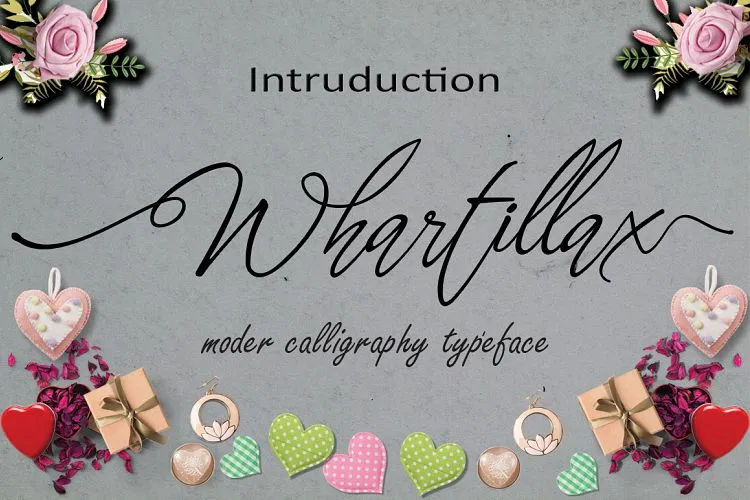 Whartillax Calligraphy Font