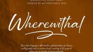 Wherewhital Font › Fontesk