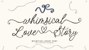 Whimsical Love Story Font › Fontesk