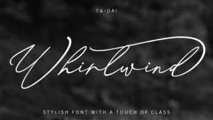 Whirlwind Font › Fontesk