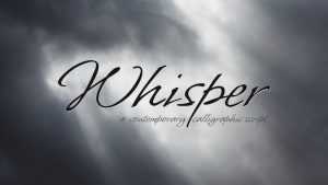 Whisper Script Font › Fontesk