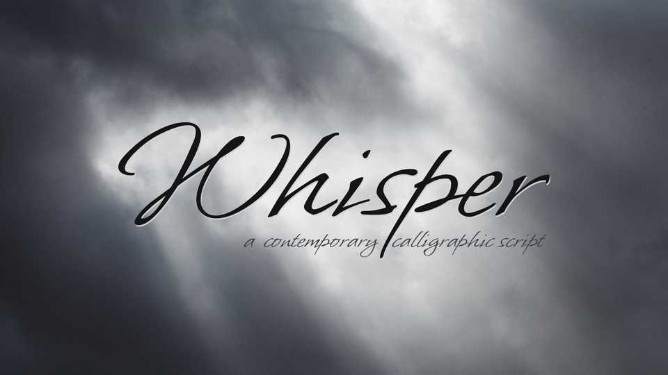 Whisper Script Font › Fontesk