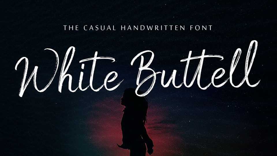 White Buttell Script Font › Fontesk