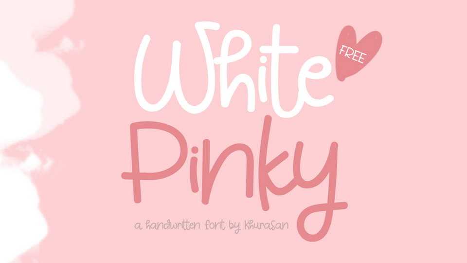 White Pinky Font › Fontesk