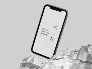 White Rock iPhone 15 Pro Mockup