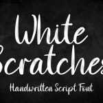 White Scratches Font › Fontesk