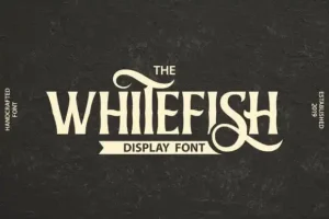 Whitefish Display Font