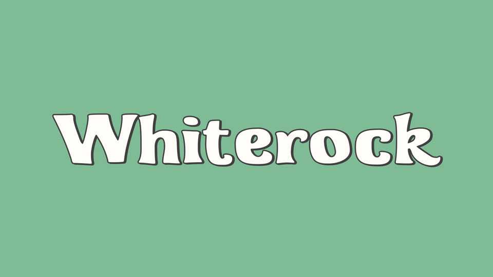 Whiterock Font › Fontesk