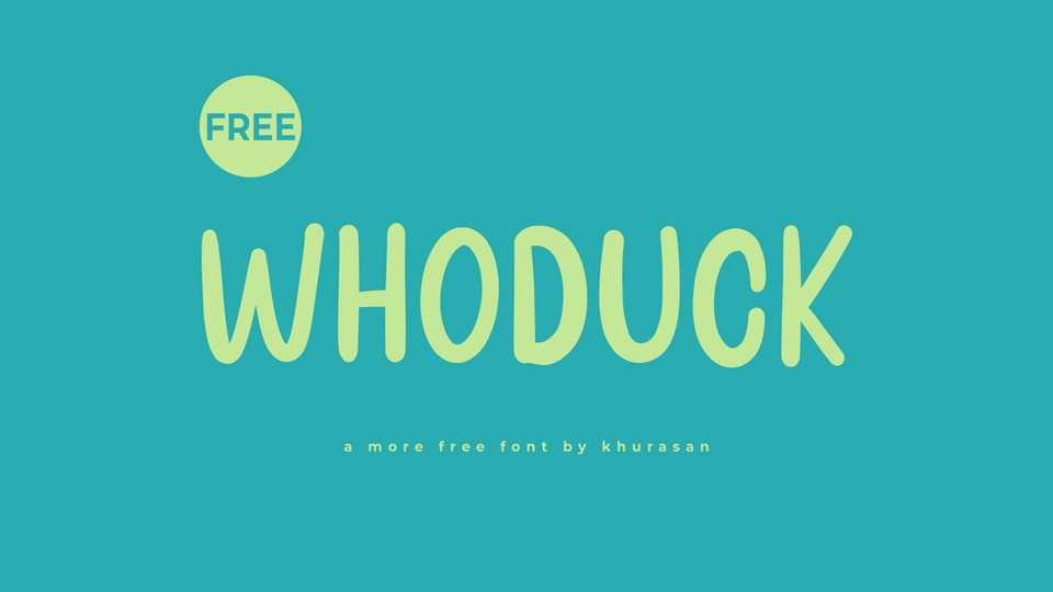 Whoduck Font › Fontesk