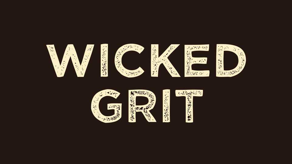 Wicked Grit Font › Fontesk