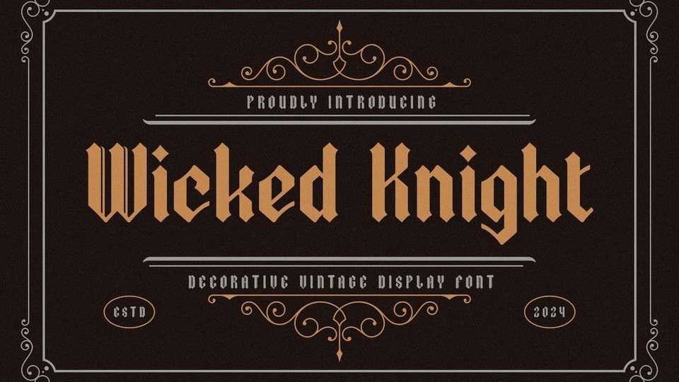 Wicked Knight Font › Fontesk