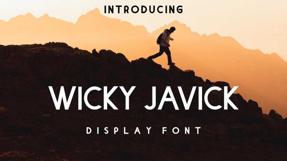 Wicky Javick Font › Fontesk