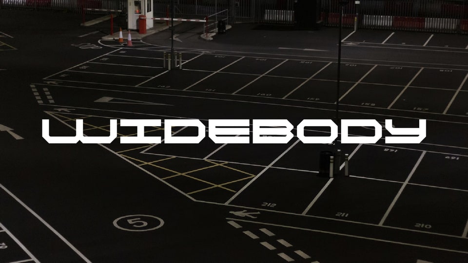 Widebody Font › Fontesk
