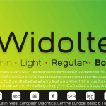 Widolte Bold Font - Fonte Grátis Widolte Bold Font