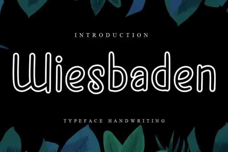 Wiesbaden Handwritten Font