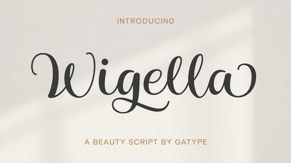 Wigella Font › Fontesk