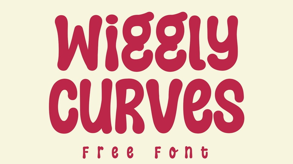 Wiggly Curves Font › Fontesk