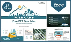 Wild Camp PowerPoint Templates