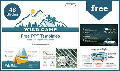Wild Camp PowerPoint Templates