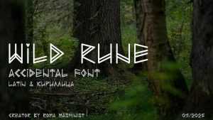 Wild Rune Font › Fontesk