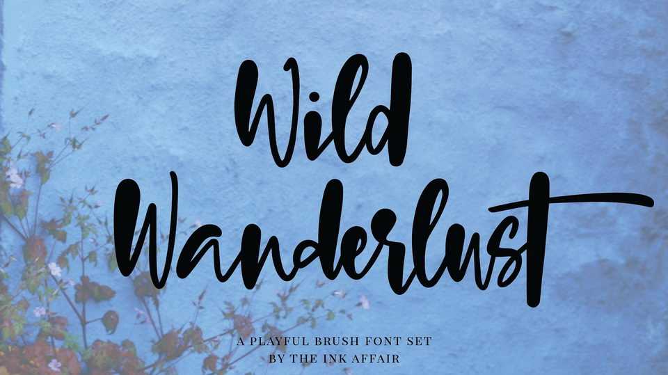 Wild Wanderlust Font › Fontesk