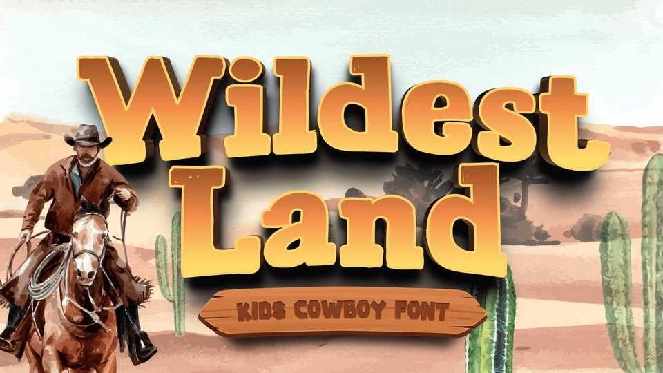 Wildest Land Font › Fontesk