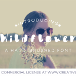 Wildflower Font - Fonte Grátis Wildflower Font