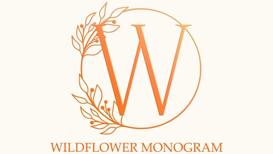 Wildflower Monogram Font › Fontesk