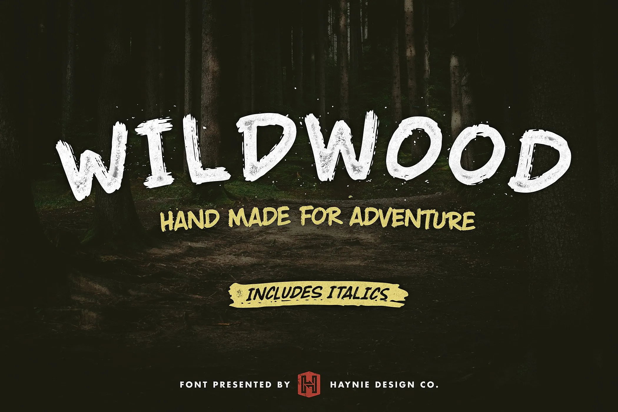 Wildwood Dry Brush Font