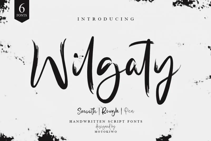 Wilgaty Brush Font