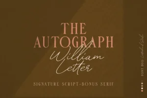 William Letter Signature Font