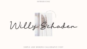 Willy Schaden Font › Fontesk