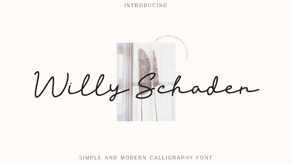 Willy Schaden Font › Fontesk