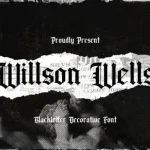 Wilson Wells Blackletter Font