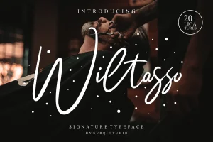Wiltasso Signature Font