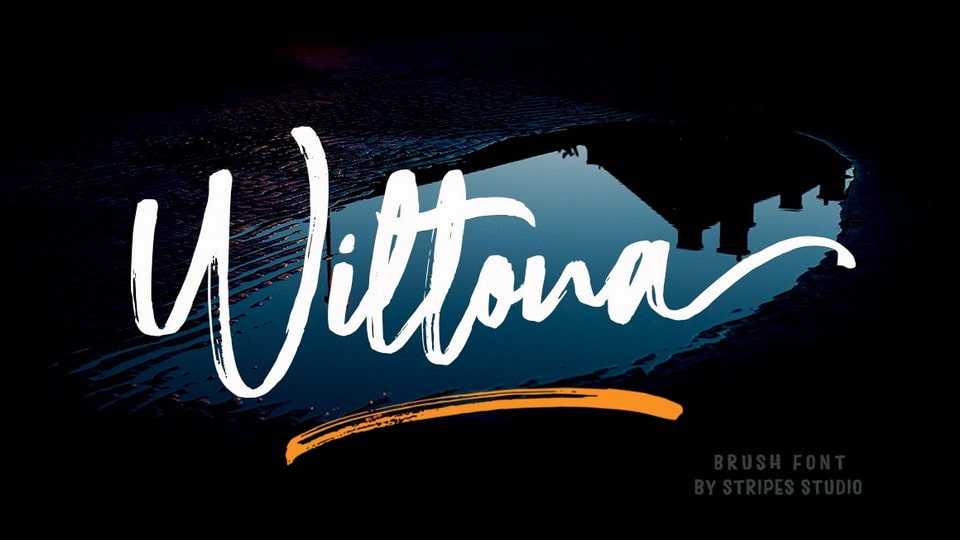 Wiltona Brush Font › Fontesk