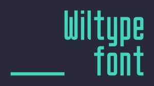 Wiltype Font › Fontesk