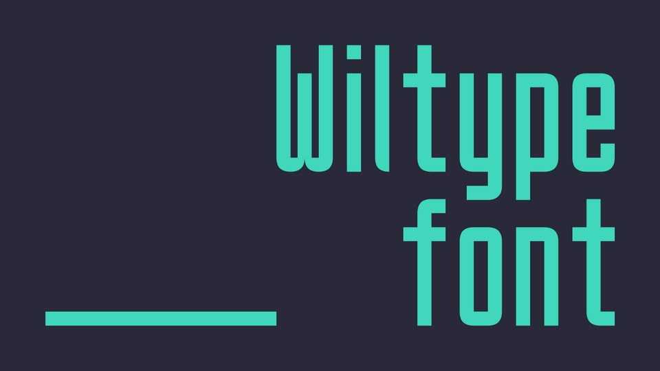 Wiltype Font › Fontesk