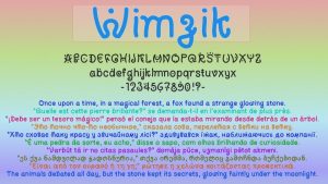 Wimzik Font › Fontesk