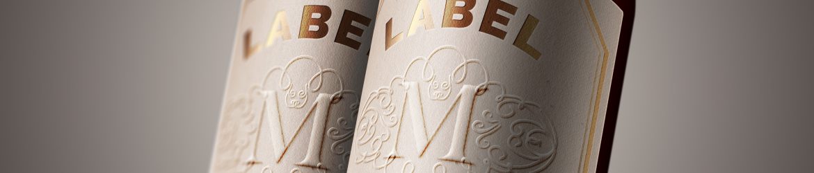 Wine Bottle Label Mockup PSD