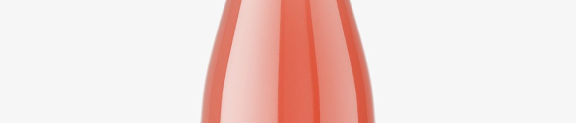 Wine bottle with crown cap mockup