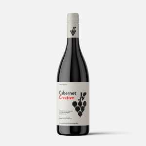 Wine bottle with screw lid mockup
