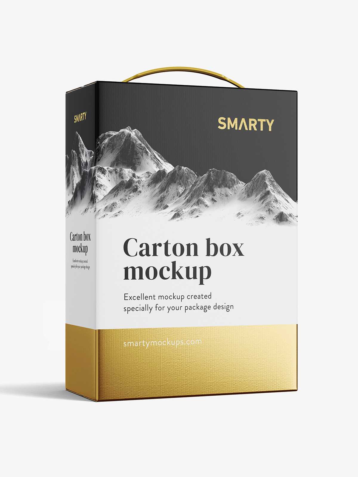 Wine / Juice carton box mockup
