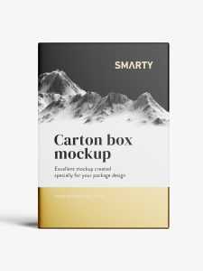 Wine / Juice carton box mockup