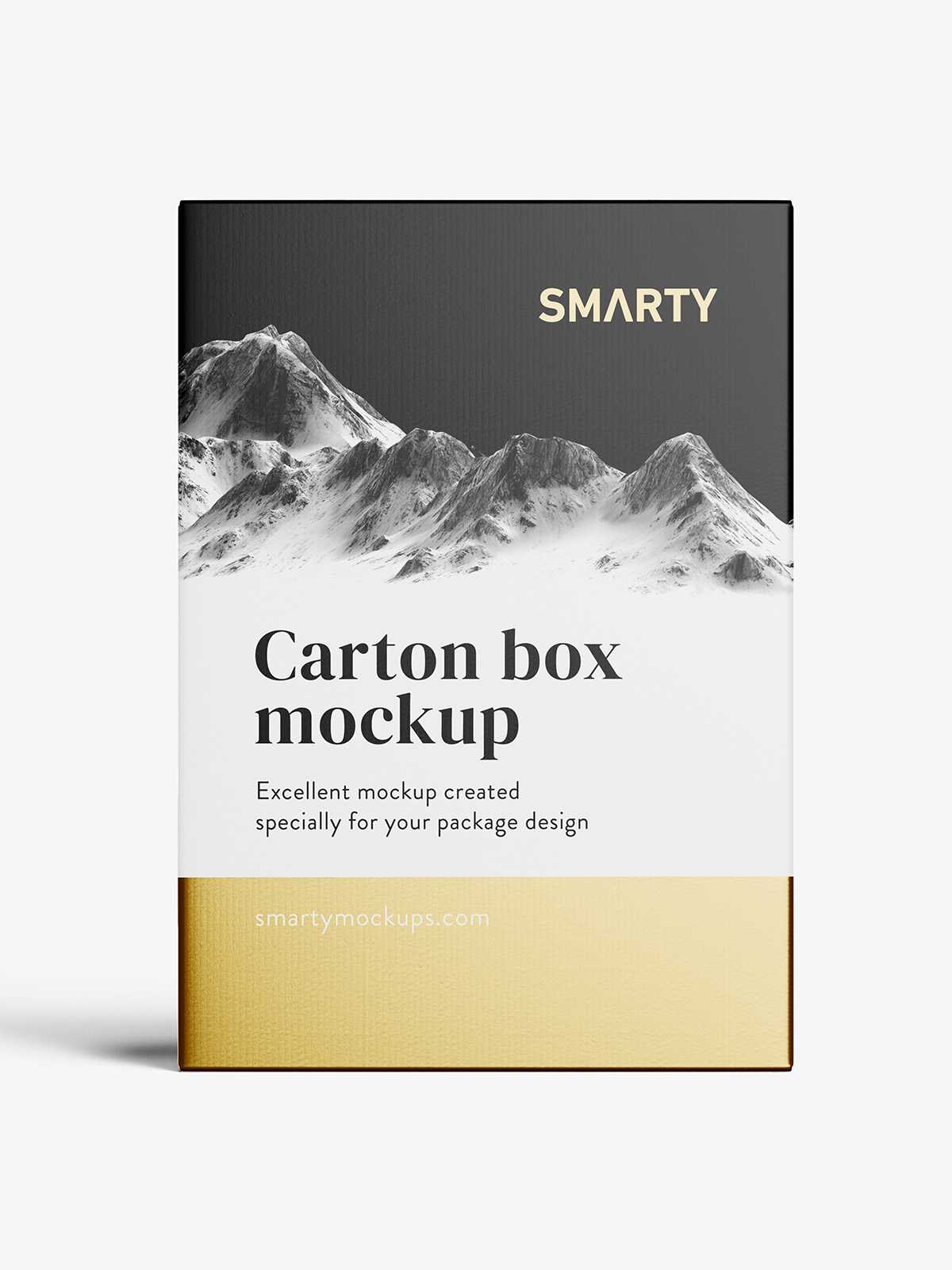 Wine / Juice carton box mockup