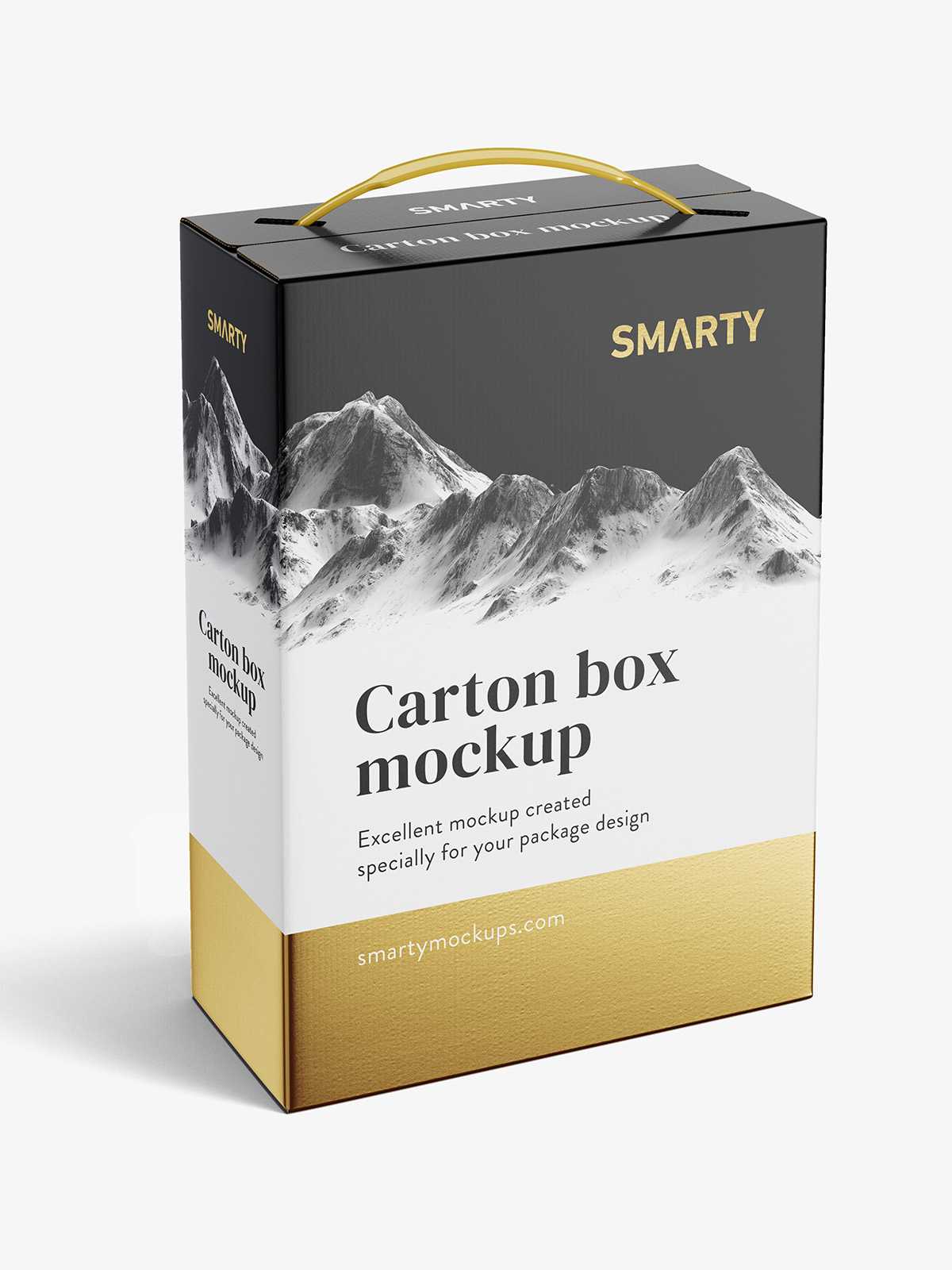Wine / Juice carton box mockup