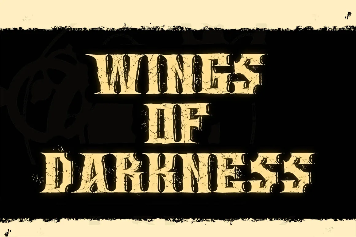 Wings Of Darkness Font