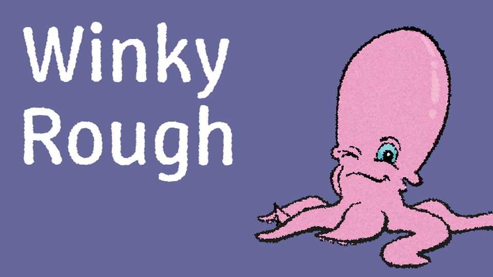 Winky Rough Font Family › Fontesk