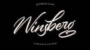 Winsberg Script Font › Fontesk